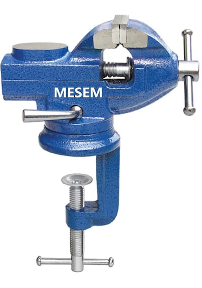 Dönerli Tezgah Ve Masa Mengene Mini 60 Mm