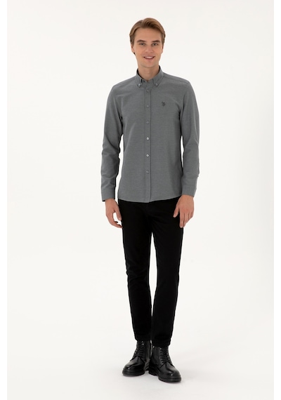 U.S. Polo Assn. Erkek Siyah Kanvas / Chino Pantolon 50310340-VR046