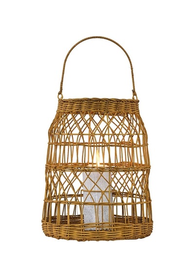Özcan Aydınlatma 1024-2 Bambu Mumluk 36 43 Ahşap