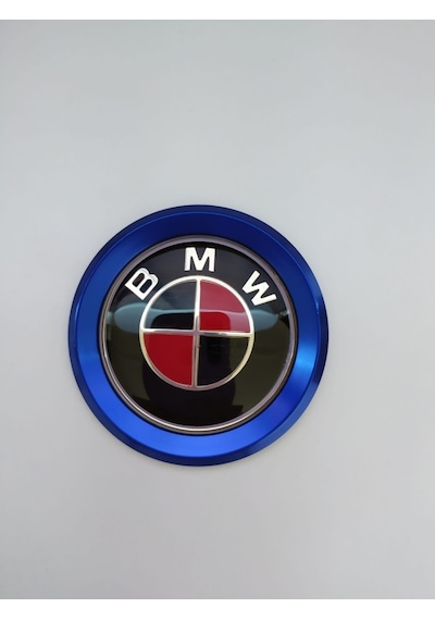 Bmw Direksiyon Logo Ve Çerçeve (Red-Black)