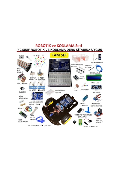 Robotik Ve Kodlama Seti - 10.Sınıf Bilişim Tek. Alanına Uygun