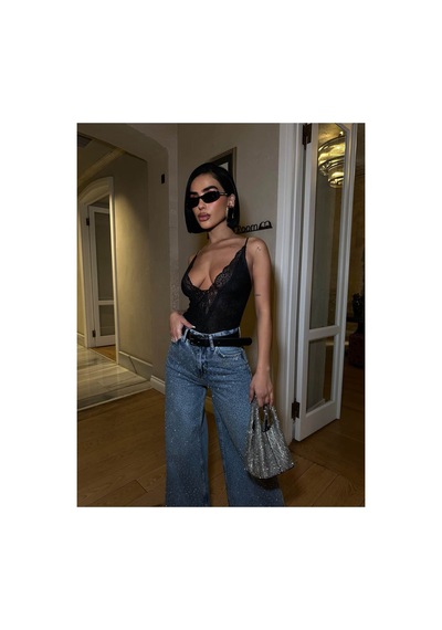 Glammoss L'atelier Yüksek Bel Taş Detaylı Wide Leg Jean Pantolon Stonelight Stonelight Glammoss L'atelier Yüksek Bel Taş Detaylı Wide Leg Jean Pantolon Stonelight Stonelight
