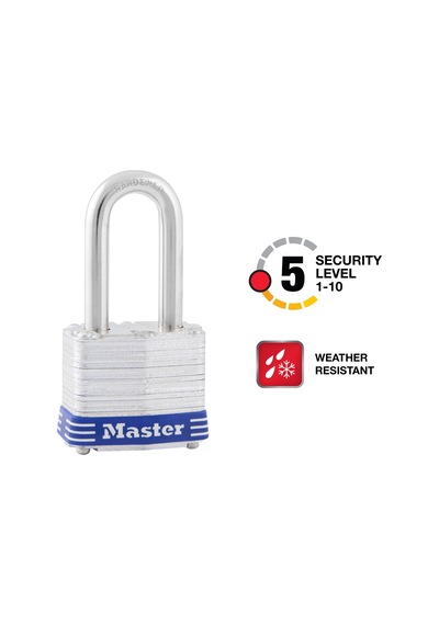 Master Lock 3dlf Uzun Kelepçe Asma Kilit, W / 1-1/2 İnç Kelepçe