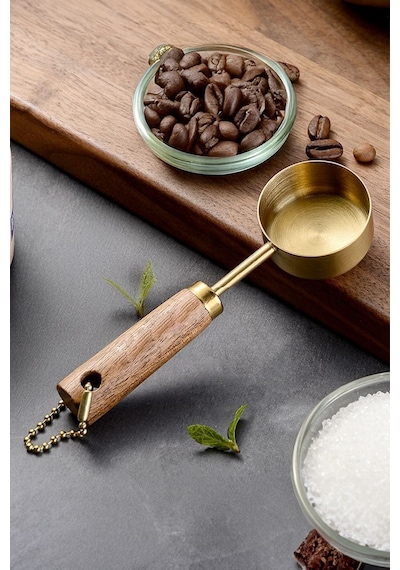 1 Tbsp 15ml Gold Çelik Kahve Ölçü Kaşığı Mt147sr Altın