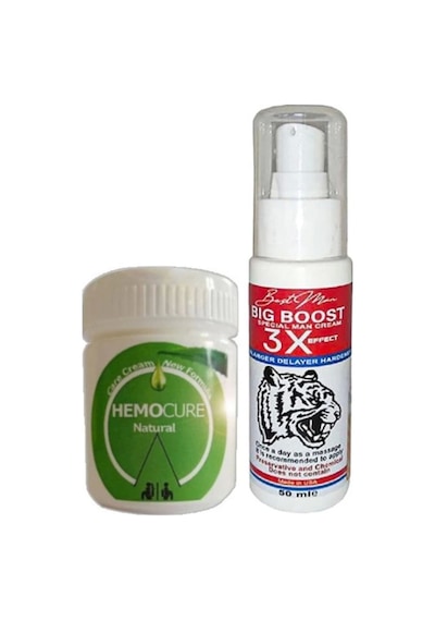 Hemocure 50 Ml Cream Özel Kremi + Yanında Erkeklere Özel 3x Krem