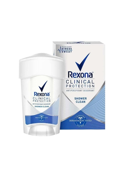Rexona Clinical Protection Shower Clean Krem Kadın Deodorant 45 ML