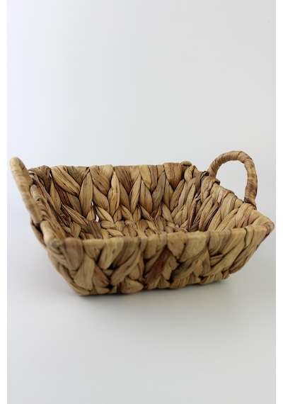 Hasır Rattan Ekmeklik Ekmek Sepeti Kare 20 20cm
