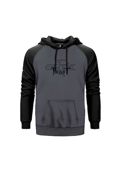 Celtic Frost Logo Gri Renk Reglan Kol Sweatshirt Gri