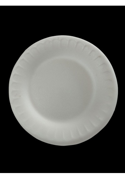 Küçük Boy Kullan-at Köpük Tabak 17 Cm X 50 Adet