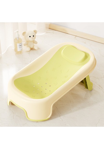Katlanabilir Silikon Bebek Besleme Ve Yıkama Banyo Oturağı Alt Değiştirme Sehpası Yeşil