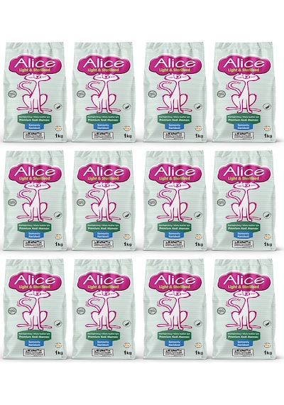 Alice Somonlu Karidesli Light Kısırlaştırılmış Kedi Maması 12 x 1 KG