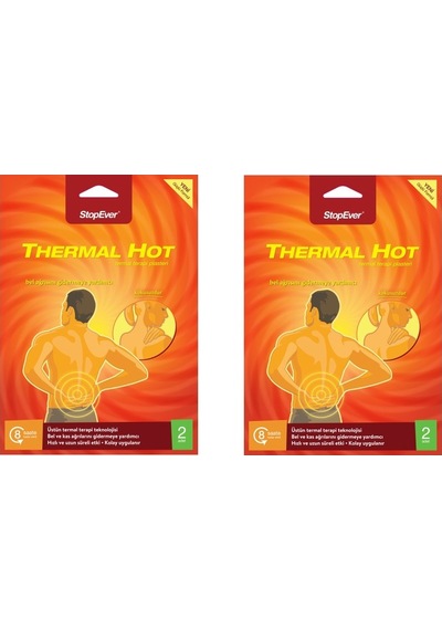 Stop Ever Thermal Hot Termal Terapi 2X2=4 Adet 2'Li Set