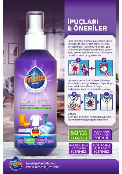 Cleaning Mate Solutions Leke Sihirbazı
