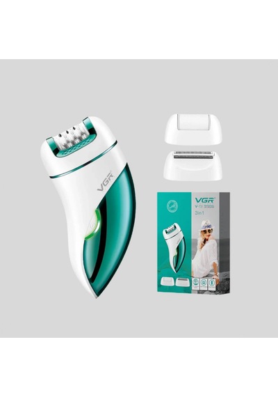 Vgr 3'ü 1 Arada Epilatör Tıraş Ve Şekillendirme Başlıklı, Led Işıklı, Ipx5