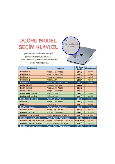 Apple Uyumlu iPad Pro 11 (2018) Kılıf Tablet Smart Case Tablet Kılıfı