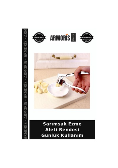 Sarımsak Ezme Aleti Rendesi Günlük Kullanım Çok Renkli
