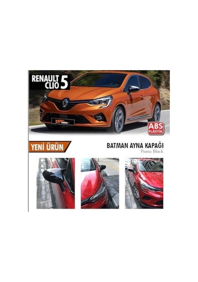 Renault Clio 5 2020 - Sonrası Batman Yarasa Ayna Kapağı parlak S