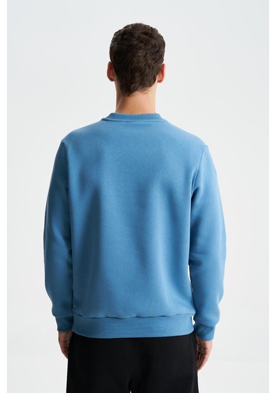 AR-MA Arma Erkek Regular Fit Pamuk Polyester Kumaş Karışımı Bisiklet Yaka Sweatshirt 001