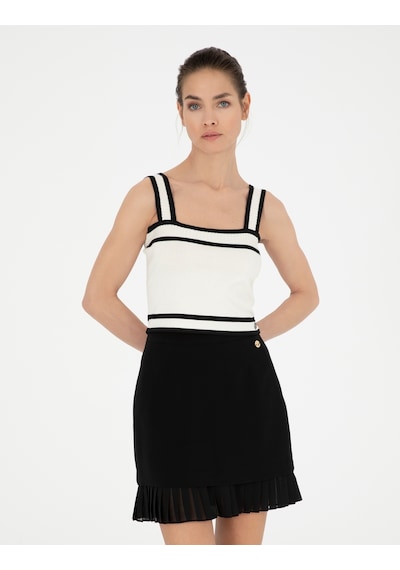 Pierre Cardin Kadın Beyaz Kazak /triko 50284233-vr013 Beyaz