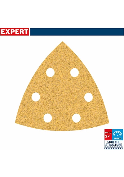 Bosch Expert 93x93 Mm 60 Kum Üçgen Zımpara Kağıdı 50'li 2608900927
