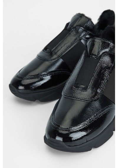 Valmenti Kadın Siyah Rugan Deri Sneakers & Spor Ayakkabı 996 117-1 Bn Ayk Sk23/24 Siyah