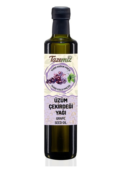 Tazemiz Üzüm Çekirdeği Yağı 500 ML - Soğuk Pres