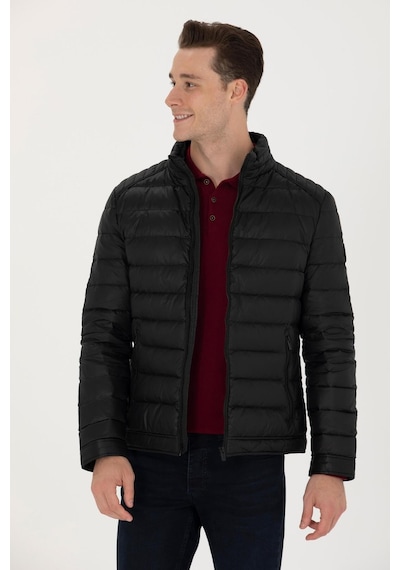 U.S. Polo Assn. U.s. Polo Erkek Slim Fit Kaz Tüğü Spor Mont 2246527 More25k Siyah