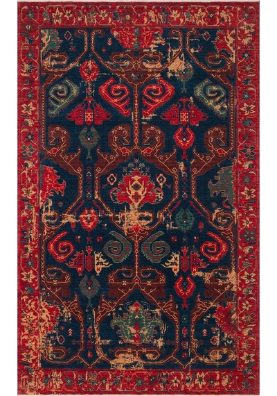 Hoom Rugs Cadis Kdm 05 Red Vintage El Emeği Yüksek Kara Tezgah Halısı Kırmızı
