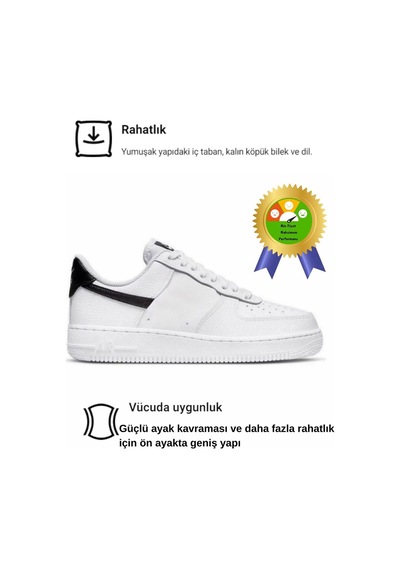 Old Seasoned Süper Rahat 4 Mevsim Unisex Günlük Yürüyüş Spor ... Beyaz - Siyah