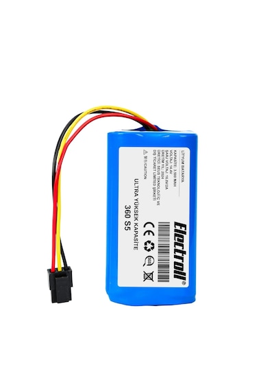 360 S5 Robot Süpürge Bataryası Ultra Yüksek Kapasite 3500mah