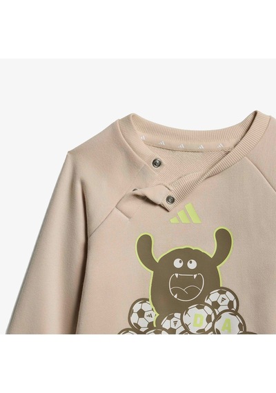 Adidas I Monster Set Çocuk Siyah Eşofman Takımı Kq9599 Çok Renkli