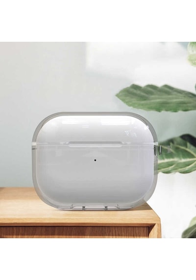Apple Uyumlu AirPods Pro 2 Kılıf Şeffaf Sert Kristal Kılıf Sert Pc Şeffaf Kılıf 14 001