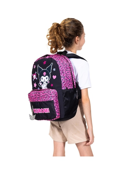 Kromi Figürlü İlkokul Sırt Çantası Açık Mavi