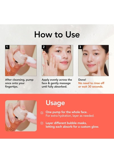Bright 30 Seconds Quick Bubble Maske