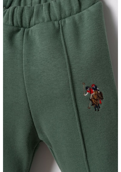 U.S. Polo Assn. Erkek Bebek Nakışlı Yeşil Uzun Kol Pijama Takım Usb3170-c-v3 Usb3170-c-v3