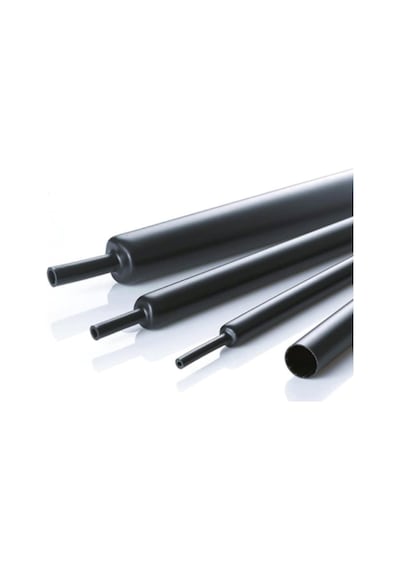 12.7 Mm Woer Isı Ile Daralan Siyah Makaron (100 Metre Rulo)