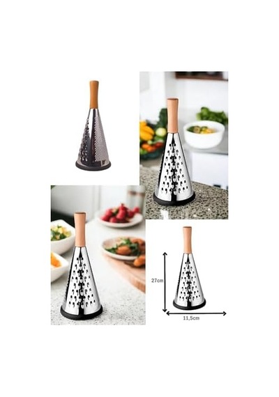 Ahşap Tutuculu 3 Taraflı Paslanmaz Çelik Lüks Şef Rendesi Orta Boy, Ahşap Saplı 3 Taraflı Çelik Rende,ahşap Tutuculu 3 Taraflı Paslanmaz Çelik Lüks Şef Rendesi Orta Boy 27cm 11,5cm