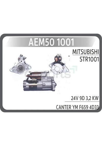 Marş Motoru Mitsubishi Canter Fe635 F659 24v - 3.2 Kw - 9 Diş
