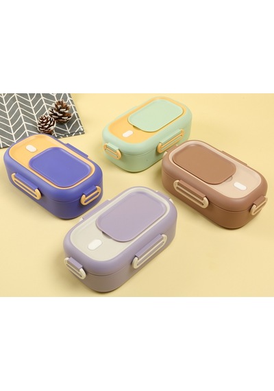 Vagonlife Beslenme Kutusu Lunch Box Paslanmaz Çelik Bl2106 Çok Renkli