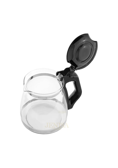 Isıya Dayanıklı Büyük Cam Demlik 1700 Ml Kapasiteli, Çelik Süzgeçli Ve Kapaklı Tasarım Şeffaf