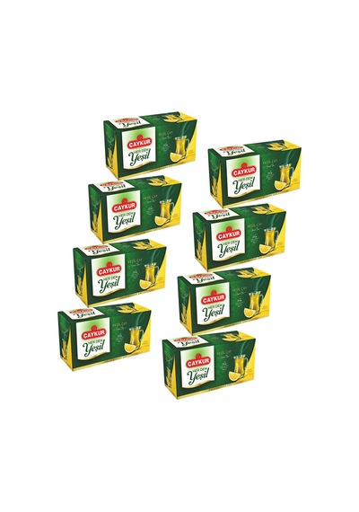 Herdem Yeşil Çay Süzen Poşet Limonlu 1,6gr 25 Adet Sekizli Paket