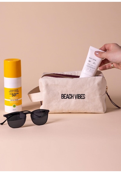 Kynd Beach Vibes Organizer Çanta 19x9x12 Cm Bej