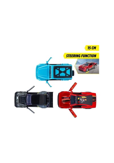 203742013 Pulback Racer 3-asst With Pull Back Steering Function Opening Do