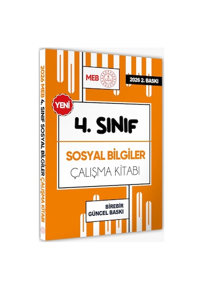 2026 MEB ÖDM İlkokul 4.Sınıf SOSYAL BİLGİLER Çalışma Kitabı Alıştırm