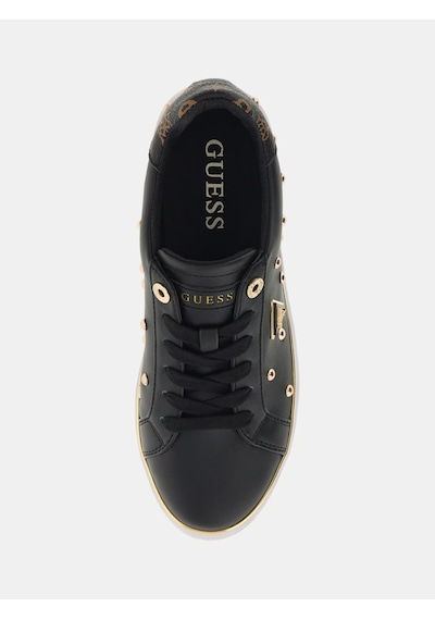 Guess Bonitah Studs Kadın Spor Ayakkabı Flpbonele12 Siyah
