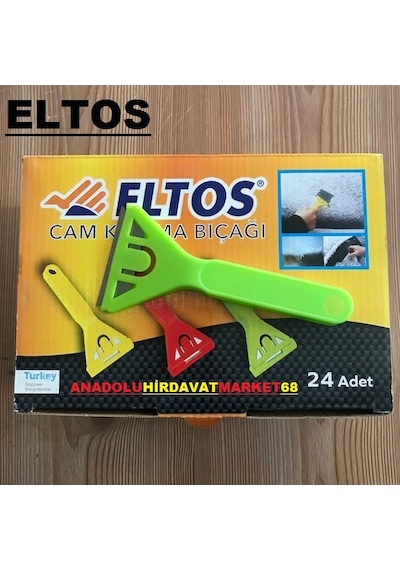Eltos Cam Buz Kazima Biçaği Yer Kazima Temizleme Biçaği 24 Adet