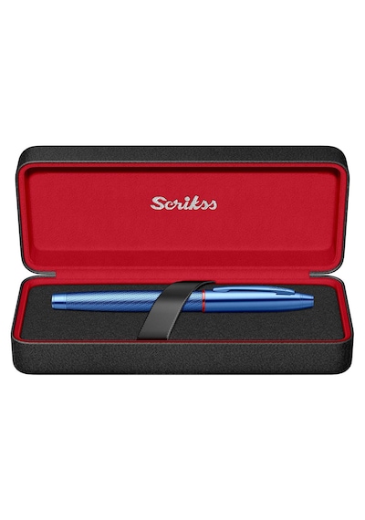 Scrikss 35 Metalik Mavi Roller Kalem
