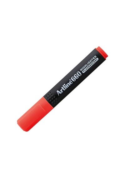 Artline Fosforlu Kalem 1,0mm Kırmızı - 3 Adet Kırmızı