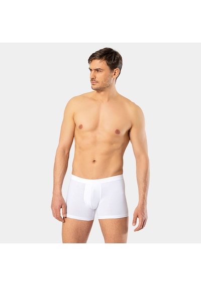 Cacharel Erkek Likralı Boxer 1335/beyaz Beyaz