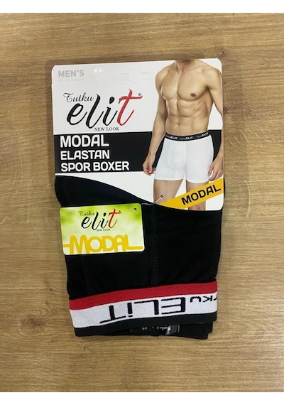Tutku Elit Erkek Modal Boxer / 3 Adet Siyah